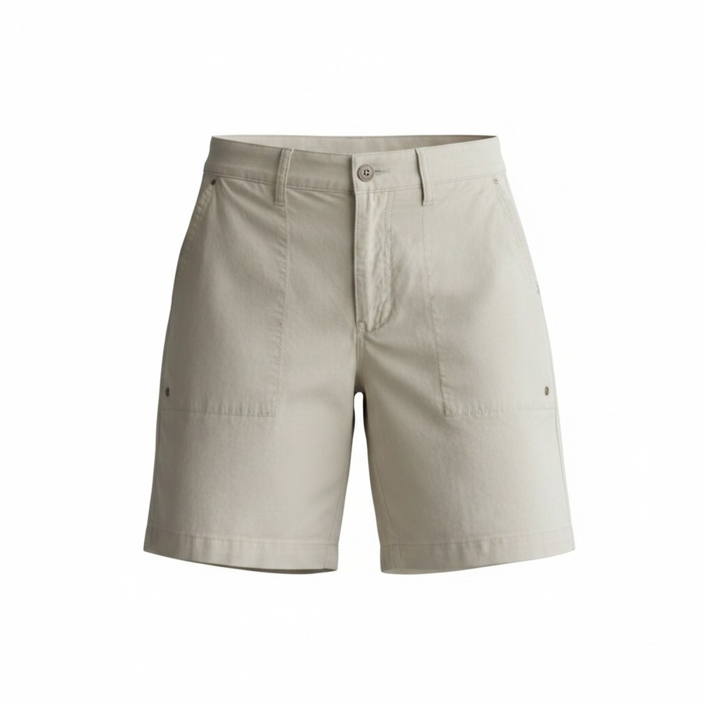 Lauren Ralph Lauren Utility Shorts 12 Tan Cotton High Rise Safari Coastal Core‎